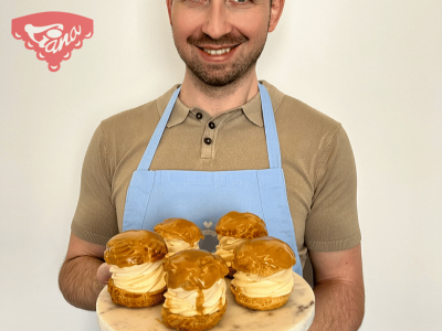 Glutenfreie Karamell-Windbeutel vom Konditormeister – im Handumdrehen fertig