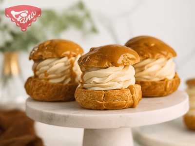 Glutenfreie Karamell-Windbeutel vom Konditormeister – im Handumdrehen fertig