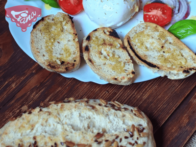 Bezlepkové celozrnné bagety