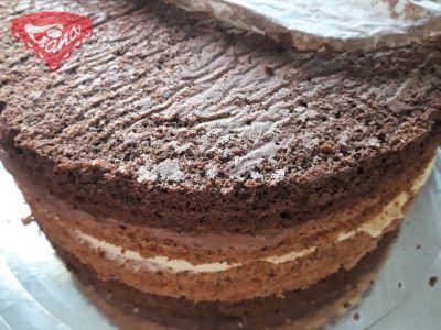 Bezlepková torta s mascarpone-čokoládovou plnkou