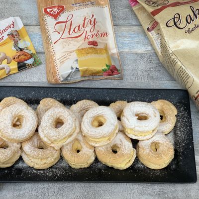 Prvotriedne bezlepkové venčeky z odpaľovaného cesta