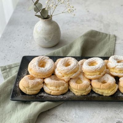 Prvotriedne bezlepkové venčeky z odpaľovaného cesta