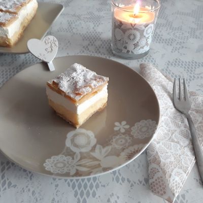 Gluten-free puff pastry cream