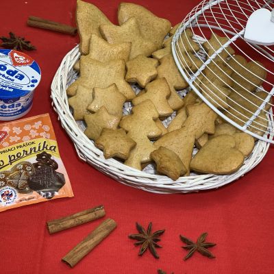 Soft gingerbread, both gluten-free and gluten-free