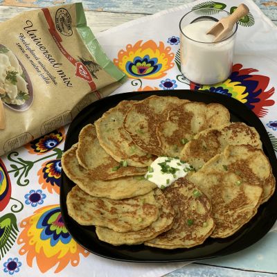 Crispy gluten-free potato pancakes