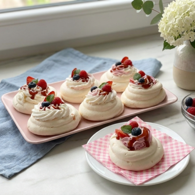 Pavlové mini dortíčky