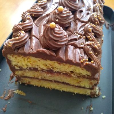 Glutén- és tejmentes csokoládé szelet