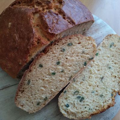 Gluten-free Irish bread without yeast and sourdough