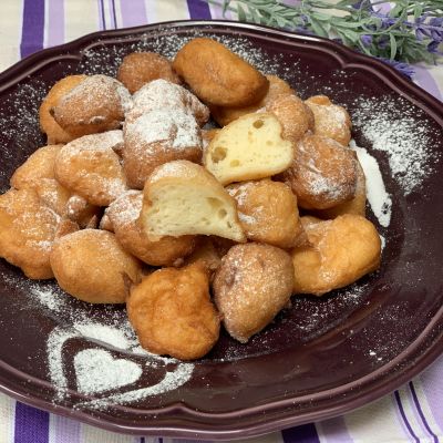 Gluténmentes joghurtos fánk Fritule élesztő nélkül