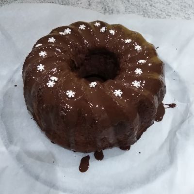 Bezlepková hrnčeková banánová bábovka