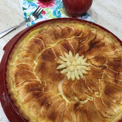 Gluténmentes kerek almás pite