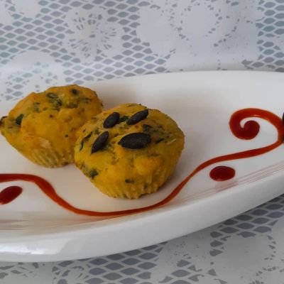 Bezglutenowe muffinki na słono