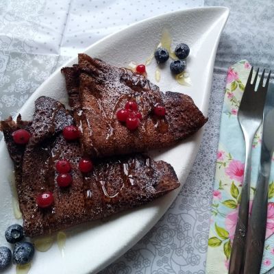 Bezlepkové perníkové palacinky