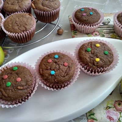 Bezlepkové perníkové muffiny s jablkami