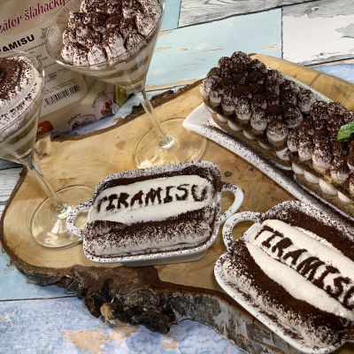 TIRAMISU dezert ze ztužovače šlehačky Liana