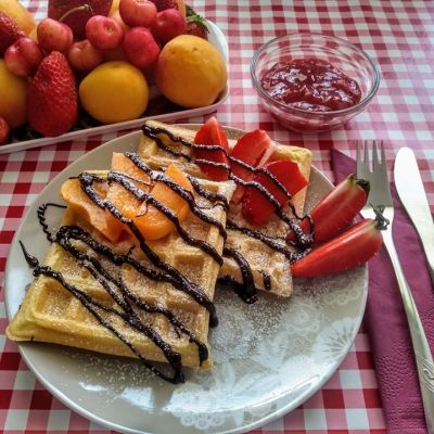 Glutén- és tejmentes villámgyors gofri