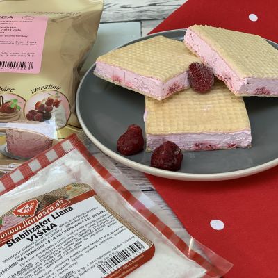 Zmrzlina rôznych chutí zo stužovačov šľahačky Liana