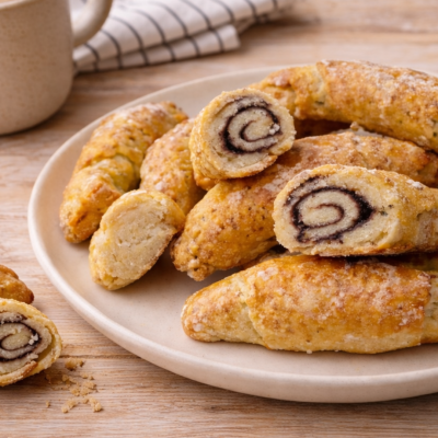 Bezlepkové helenské rohlíky