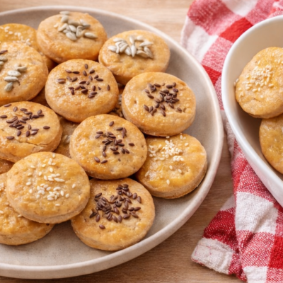 Bezlepkové sýrovo-salámové pagáče