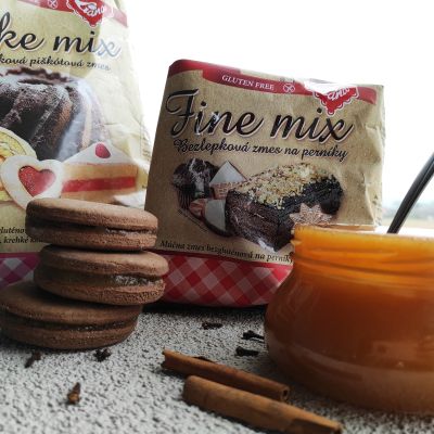 Gluténmentes lekváros mézeskalács