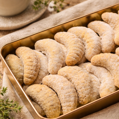 Glutén- és tejmentes vanília tekercs