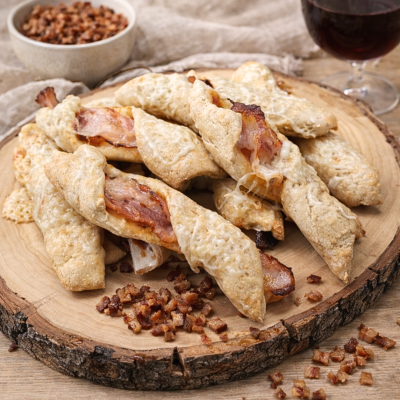 Gluten-free bacon sticks