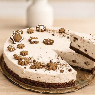 Gingerbread cheesecake