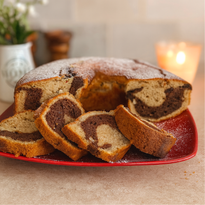 Perníková tvarohová bábovka