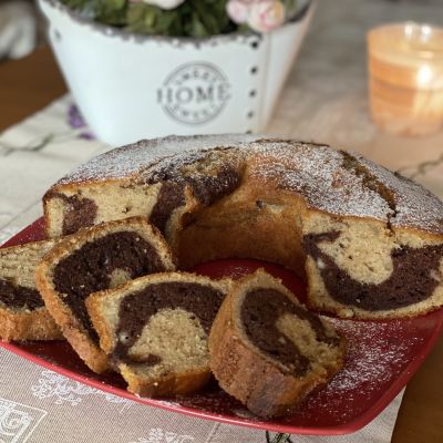 Gingerbread cottage cheese cake