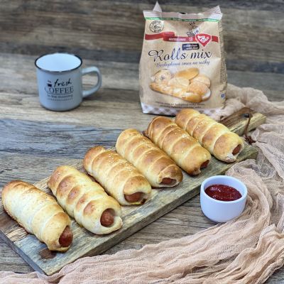 Gluténmentes hot dog