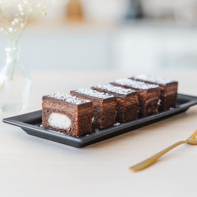 Bezlepkové kokosové rezy