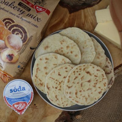 Gluten-free soda lox with sour milk