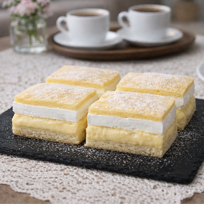 Bezlepkový lístkový krémeš