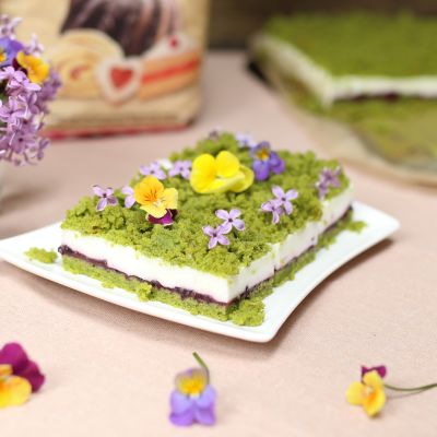 Gluténmentes mohaszeletek joghurtos töltelékkel