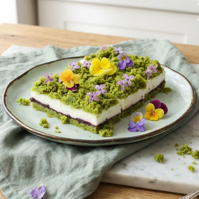 Gluténmentes mohaszeletek joghurtos töltelékkel