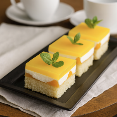 Bezlepkový svěží ovocný zákusek s vitamíny