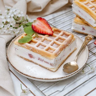 Gluténmentes gofridesszert