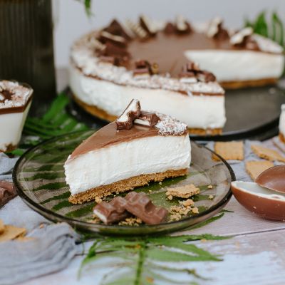 Gluten-free kinder cheesecake