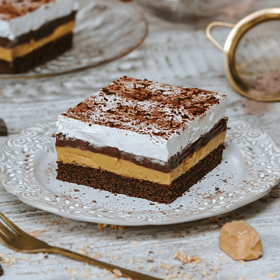 Gluténmentes francia karamell kocka Liana