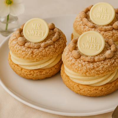 Gluten-free wreaths with a crispy craqueline layer