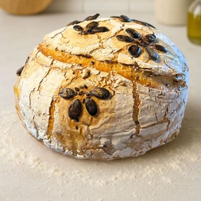 Gluten-Free Sourdough Bread with Flaxseeds – Soft, Fragrant & Homemade