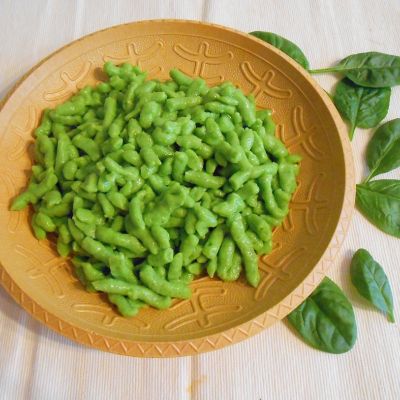 Bezlepkové špenátové noky