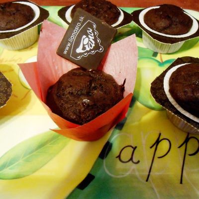 Bezlepkové čokoládovo - banánové muffiny