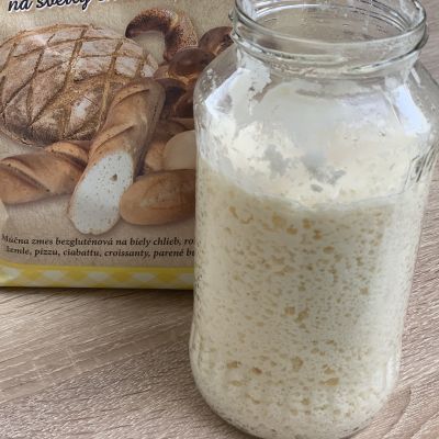 Gluten-free yeast from Bread mix white