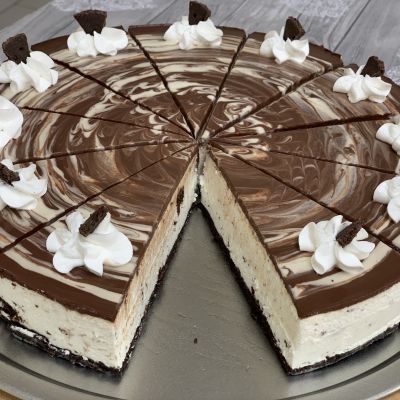 Milk oreo cheesecake
