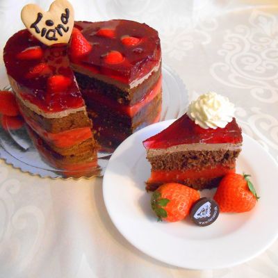 Glutenfreier Obstkuchen zum Valentinstag