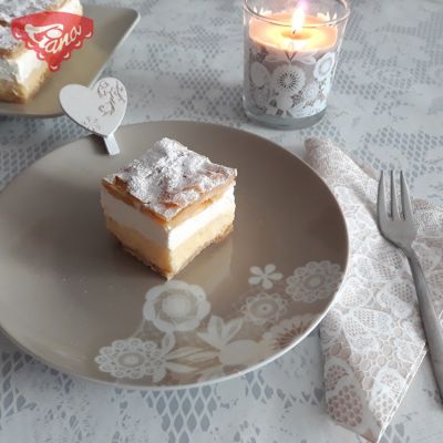 Gluten-free puff pastry cream