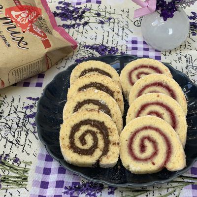 Gluten-free sponge cake roll (soft as a cobweb)