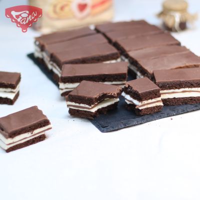 Gluten-free kinder milk cuts