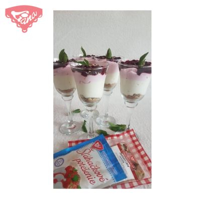 Cheesecake v pohári